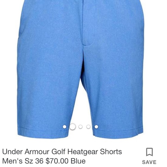 Men’s UA Golf Heatgear Shorts - Size 32 - Picture 3 of 3